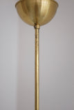 Brass and Glass Leaf decorated Pendant