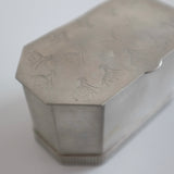 1931 Pewter box by GAB