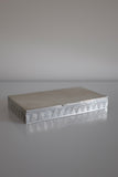 Mid-century Pewter box by GAB