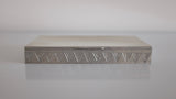 Mid-century Pewter box by GAB