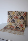 Vintage Linen and Wool tapestry