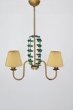Swedish Modern Leaf Cage Pendant