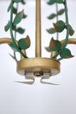 Swedish Modern Leaf Cage Pendant