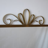 Large Brass Wall Mirror by Ystad Metall