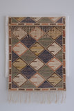 Vintage Linen and Wool "Linenknoppen" Tapestry