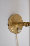 Brass Wall Lamp from Boréns