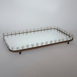 Rare large mirror plateau by Firma Svenskt Tenn