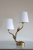 1950s Brass Table Lamp by Edvard Hagman