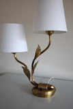 1950s Brass Table Lamp by Edvard Hagman