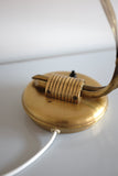 1950s Brass Table Lamp by Edvard Hagman