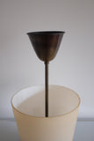 Swedish Modern Bronze and Glass Pendant