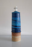 Large Stoneware Table lamp by Inger Persson