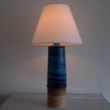 Large Stoneware Table lamp by Inger Persson