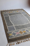 Vintage Swedish Kilim rug "Ringsjön" by Ingegerd Silow