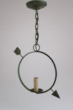 Round Arrow decorated Outdoor Pendant