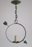 Round Arrow decorated Outdoor Pendant