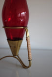 Pair of Brass and Glass Candlestick by Gunnar Ander
