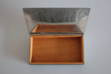 Mid-century Pewter box by GAB