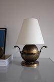 Swedish Modern Brass filigree Side Lamp
