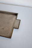 Large Pewter and Brass tray by Ellen V Kajerdt