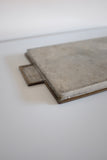 Large Pewter and Brass tray by Ellen V Kajerdt