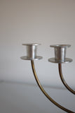 1929 Pewter and Brass candelabras attributed to Sylvia Stave