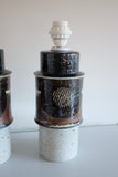 Pair of Stoneware Lamps by Inger Persson