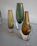 Set of Swedish Mid-Century Glass Vases
