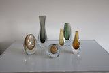 Set of Swedish Mid-Century Glass Vases
