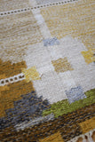 Vintage rug "Dellen" by Ingegerd Silow.