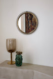 ON HOLD - Swedish Modern 1950's Brass mirror