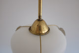 Brass and Glass Leaf decorated Pendant
