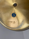 1950s Brass Table Lamp by Edvard Hagman