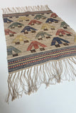 Vintage Linen and Wool tapestry