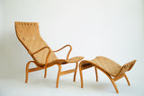 Lounge Chair and Ottoman by Bruno Mathsson