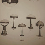 1910s table lamp by Arvid Böhlmarks