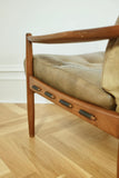 Pair of 1960's Läckö Leather Armchairs by Ingemar Thillmark