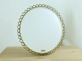 Brass Filigree Wall Mirror by Hans-Agne Jakobsson