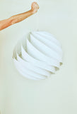 Large Turbo pendant lamp by Louis Weisdorf