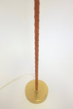 1950's Leather and Brass Floor lamp by Hans Bergström