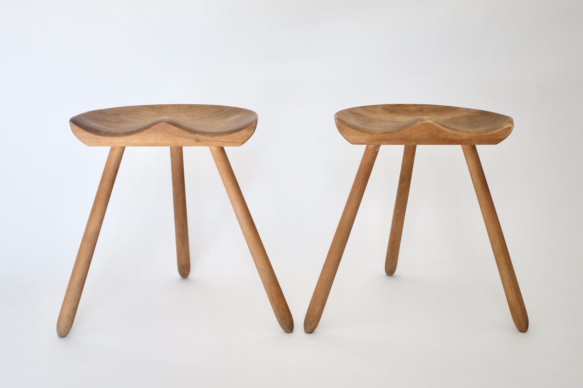 1940's Swedish Vintage Pair of Stools – Studio Nordic