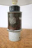 Stoneware table lamp by Inger Persson