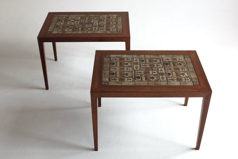 Pair of Rosewood Side tables by Severin Hansen Jr