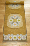 Vintage Swedish Kilim runner by Ingegerd Silow