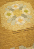 Vintage Swedish Kilim runner by Ingegerd Silow