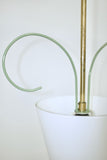Leaf ornamented Swedish Modern Pendant