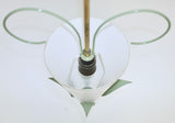 Leaf ornamented Swedish Modern Pendant
