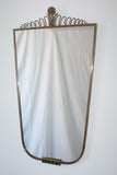 Large Swedish Modern Brass Mirror