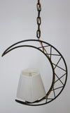 1950s Half Moon light Pendant