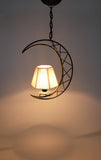 1950s Half Moon light Pendant